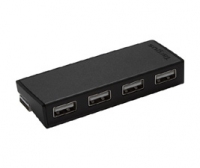 4 Port USB 2 0 Hub Black