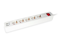 5-Outlet Power Strip with 2...